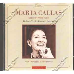 Maria Callas – Debut In Paris 1958 (1994, CD) - Discogs