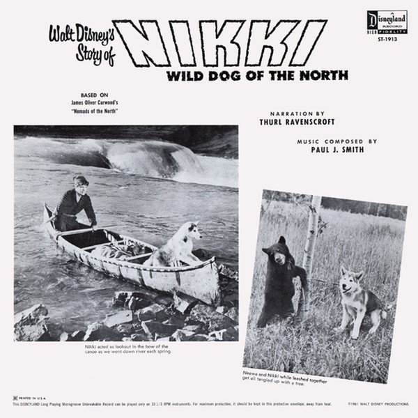 Unknown Artist - Nikki, Wild Dog Of The North | Disneyland (ST-1913) - 2