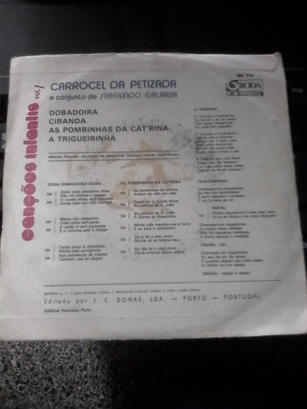 last ned album Carrocel Da Petizada e Conjunto de Shegundo Galarza - Canções Infantis Vol 1