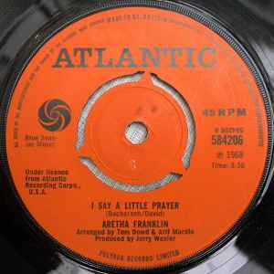 Aretha Franklin - I Say A Little Prayer album cover
