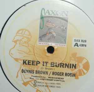 Dennis Brown - Keep It Burnin album cover