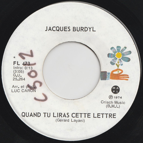 Album herunterladen Jacques Burdyl - Quand Tu Liras Cette Lettre LHabitude