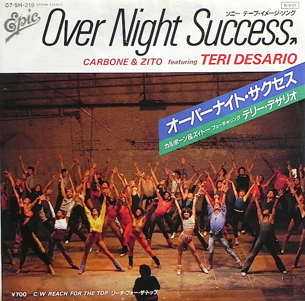 Carbone u003d カルボーン u0026 Zito u003d ズィトー Featuring Teri Desario u003d テリー・デサリオ - Over  Night Success u003d オーバーナイト・サクセス | Releases | Discogs