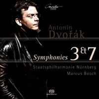 Antonín Dvořák - Symphonies 3 & 7 album cover