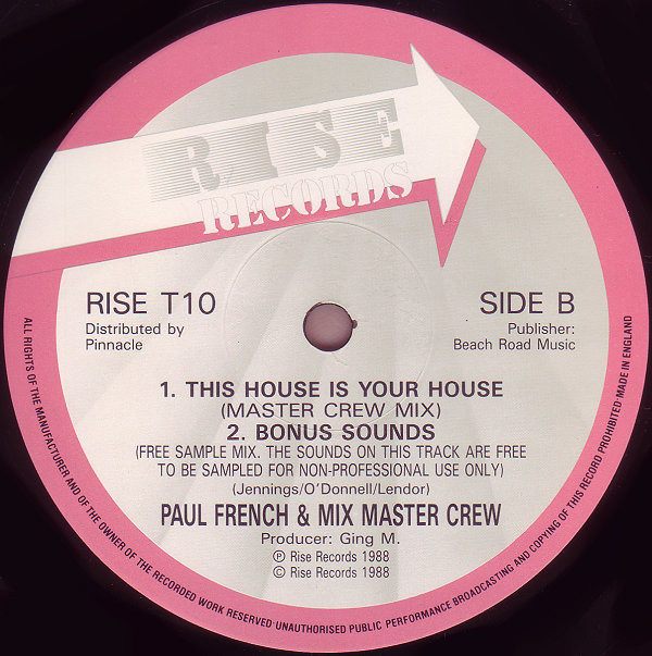 ladda ner album Paul French & Mix Master Crew - This House Is Your House