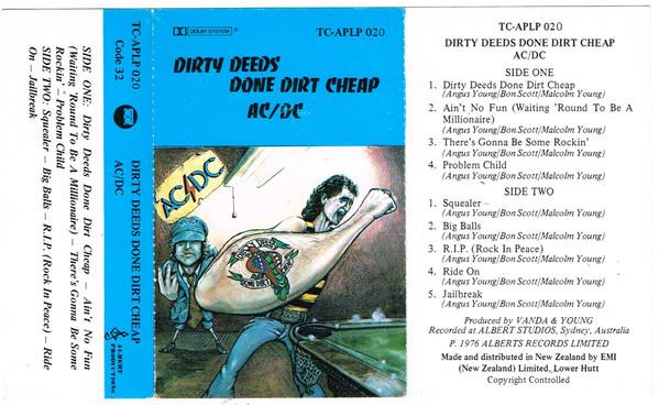 Dirty Deeds Done Dirt Cheap LP Edición 50ª Aniversario Vinilo Dorado AC/DC  en SMFSTORE Reedición Rock