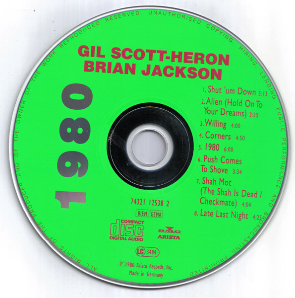 GIL SCOTT HERON - 1980 ACETATE LP - RARE! - Brian Jackson - ジャズ
