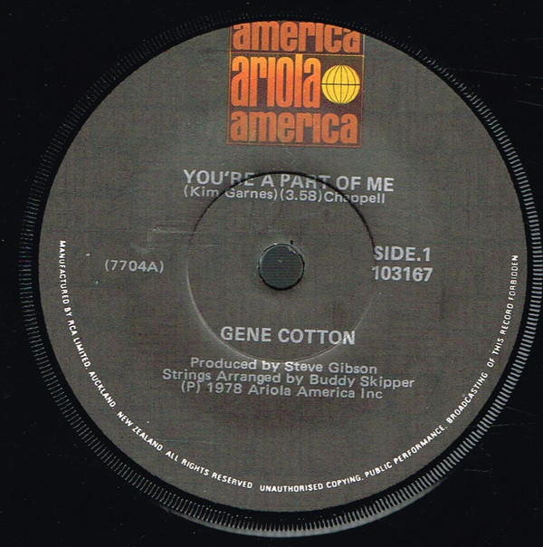 lataa albumi Gene Cotton - Youre A Part Of Me