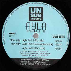 Ayla - Ayla Part II album cover