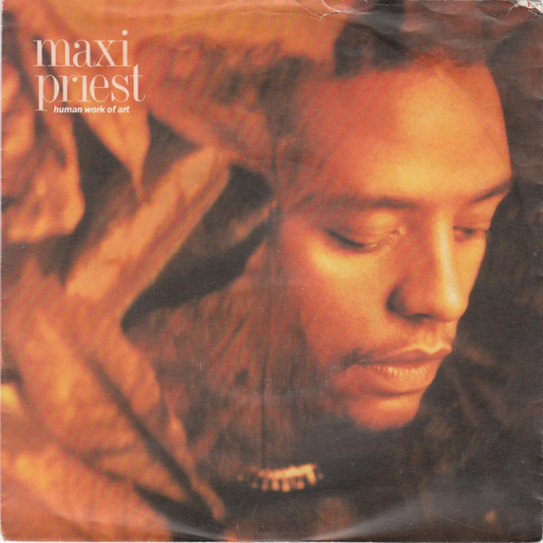 Maxi Priest – Human Work Of Art (1990, Paper labels, Vinyl