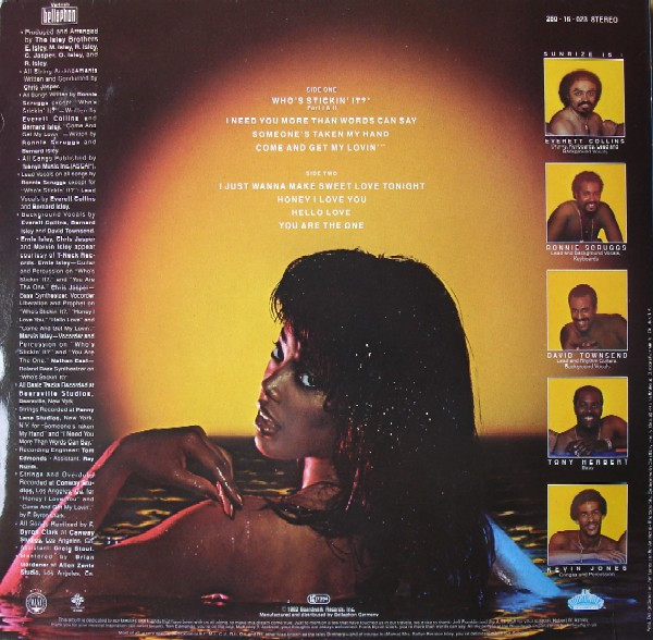 Sunrize – Sunrize (1982, Monarch Pressing, Vinyl) - Discogs