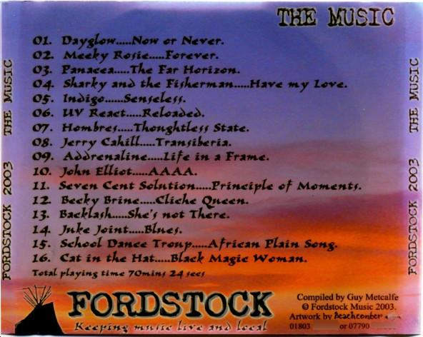 ladda ner album Various - Fordstock 2003 The Music