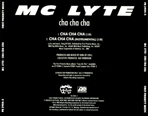 MC Lyte Cha Cha Cha 1989 CD Discogs