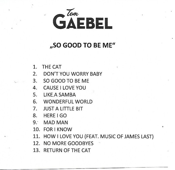 baixar álbum Tom Gaebel - SO GOOD TO BE ME