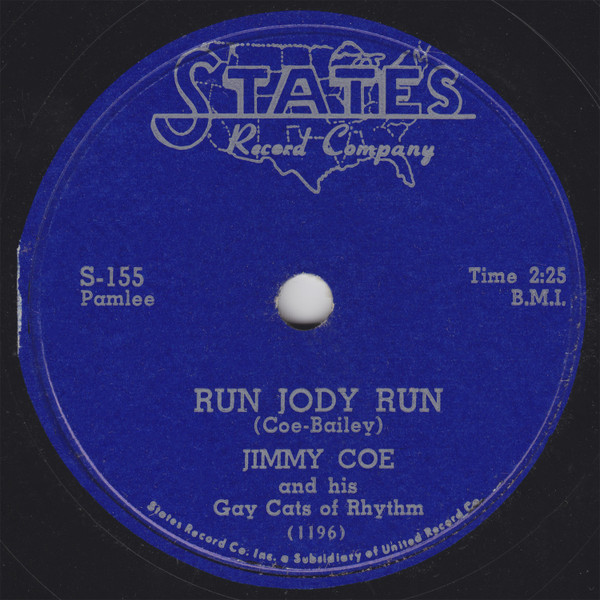 Album herunterladen Jimmy Coe & His Gay Cats Of Rhythm - Run Jody Run The Jet