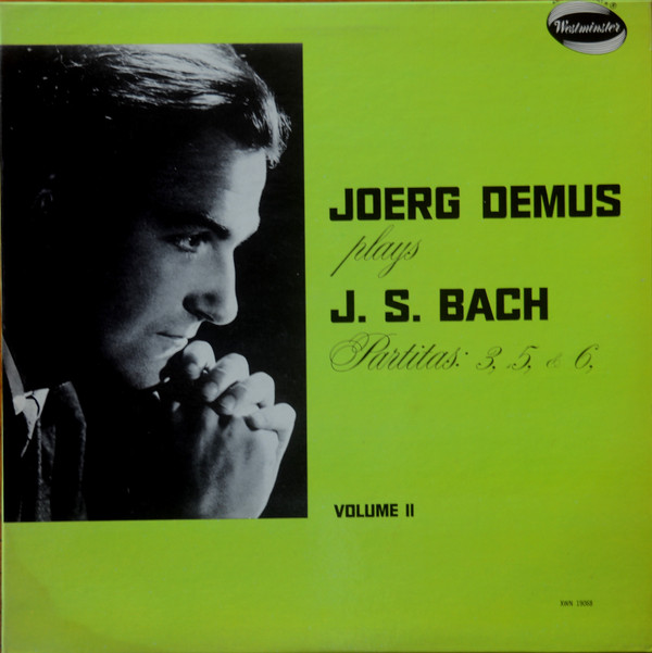 télécharger l'album Joerg Demus - Plays J S Bach Partitas 3 5 6