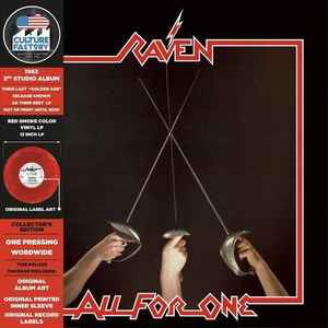 Raven (6) - All For One (Red & Black Marble) album cover