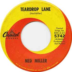 Ned Miller - Teardrop Lane / Lorraine album cover