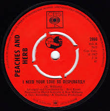 PEACHES & HERB: i need your love so desperately DATE 7 Single 45 RPM