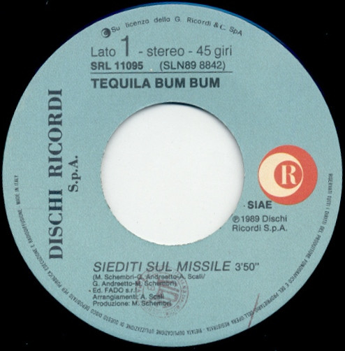 descargar álbum Tequila Bum Bum - Siediti Sul Missile