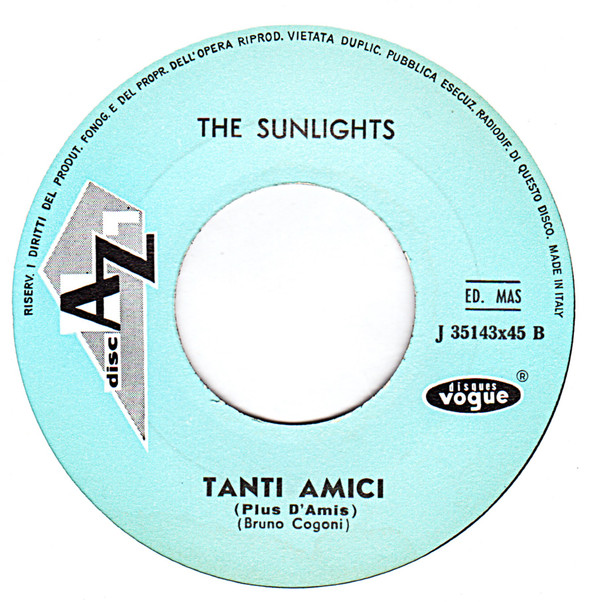 Album herunterladen The Sunlights - Il Disertore Tanti Amici