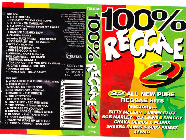 100% Reggae 2 (1994, CD) - Discogs
