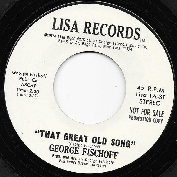 descargar álbum George Fischoff - That Great Old Song