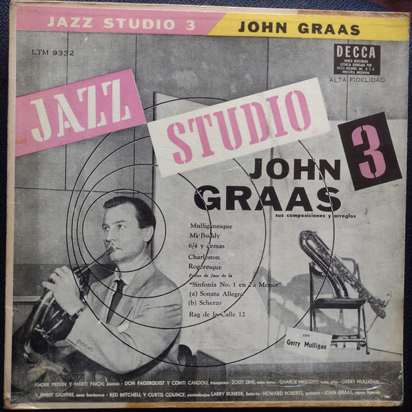 John Graas – Jazz Studio 3 (1954, Vinyl) - Discogs