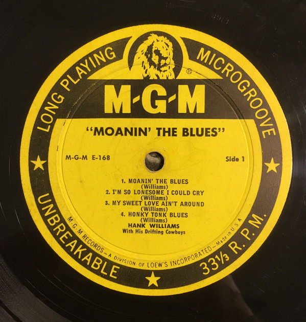 descargar álbum Hank Williams With His Drifting Cowboys - Moanin The Blues