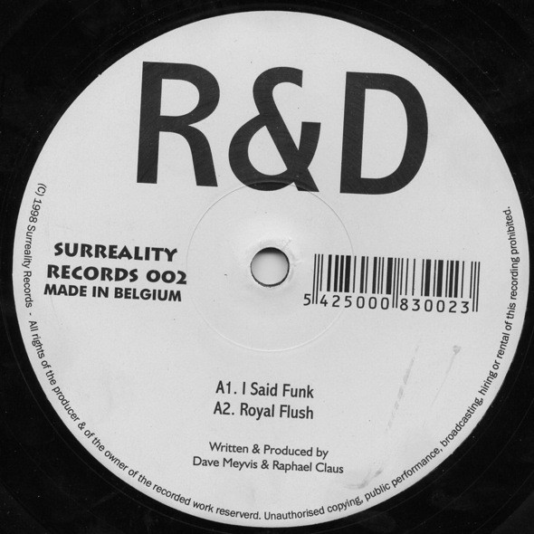 R&D – I Said Funk / Royal Flush / The Nightlife Starts (1998, Vinyl ...