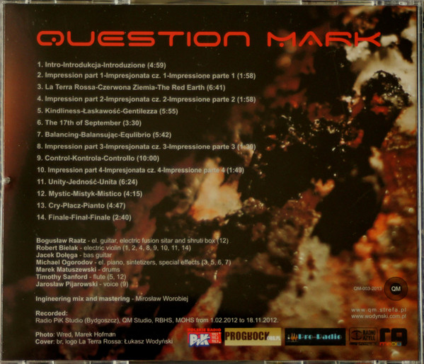 descargar álbum Question Mark - La Terra Rossa