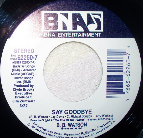 Album herunterladen BB Watson - Say Goodbye