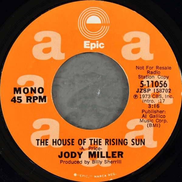 lataa albumi Jody Miller - House Of The Rising Sun