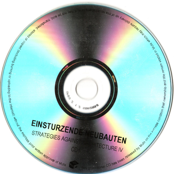 lataa albumi Einstürzende Neubauten - Strategies Against Architecture IV CD1