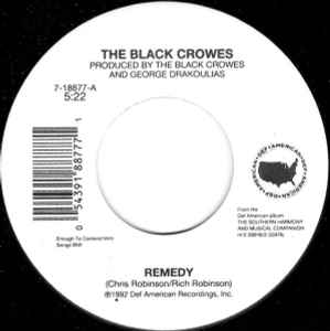 Remedy / Darling Of The Underground Press - The Black Crowes