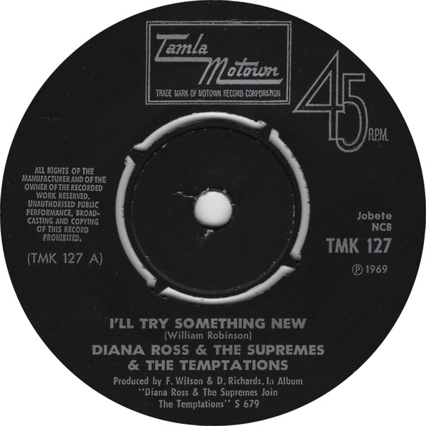 last ned album Diana Ross And The Supremes & The Temptations - Ill Try Something New The Way You Do The Things You Do