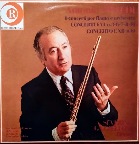 Antonio Vivaldi - Severino Gazzelloni – 6 Concerti Per Flauto E Orchestra  (1980, Vinyl) - Discogs