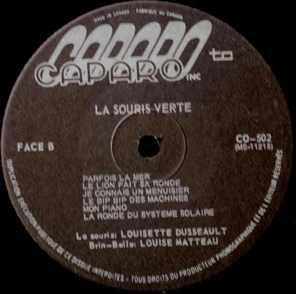 La Souris Verte - La Souris Verte | Caparo (CO 502) - 4