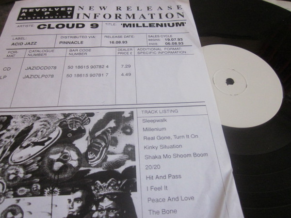 Cloud Nine – Millennium (1993, Vinyl) - Discogs