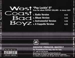 West Coast Bad Boyz - Pop Lockin’ II album cover