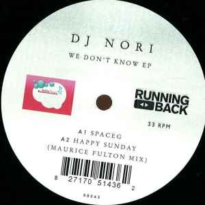 DJ Nori - We Don't Know EP album cover