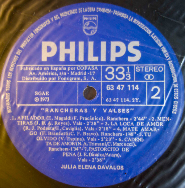 télécharger l'album Julia Elena Dávalos - Rancheras Y Valses