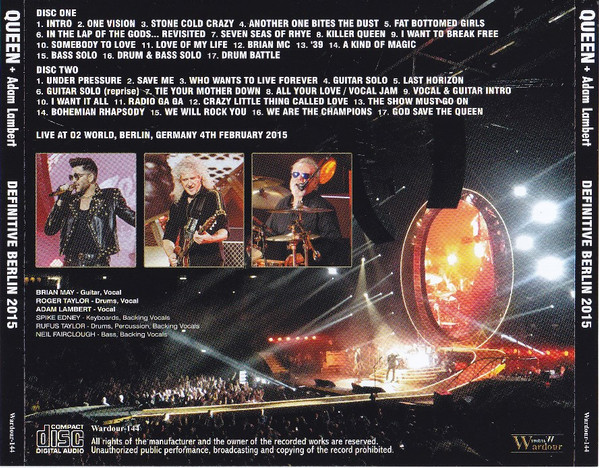 descargar álbum Queen + Adam Lambert - Definitive Berlin 2015