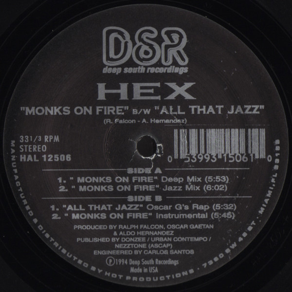 lataa albumi Download Hex - Monks On Fire All That Jazz album