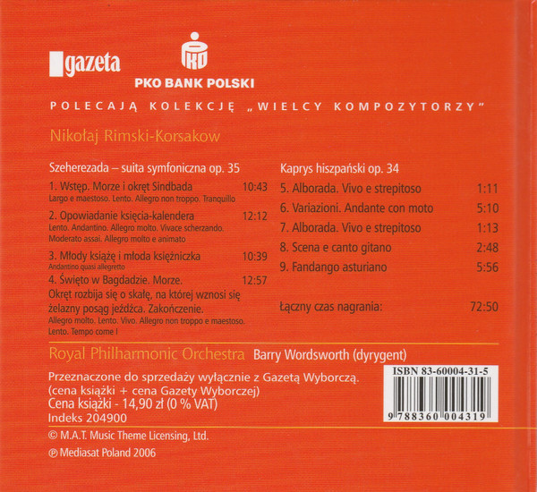 last ned album Nikolai RimskyKorsakov - Wielcy Kompozytorzy 25