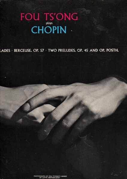 Chopin, Fou Ts'Ong – Fou Ts'Ong Plays Chopin (1962, Vinyl) - Discogs