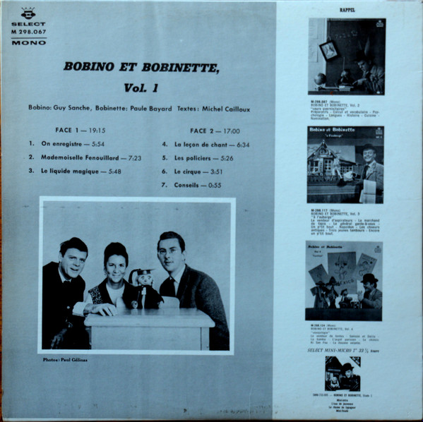 télécharger l'album Bobino Et Bobinette - Vol 1