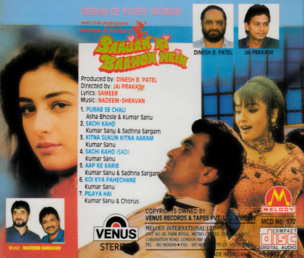 ladda ner album NadeemShravan - Saajan Ki Baahon Mein