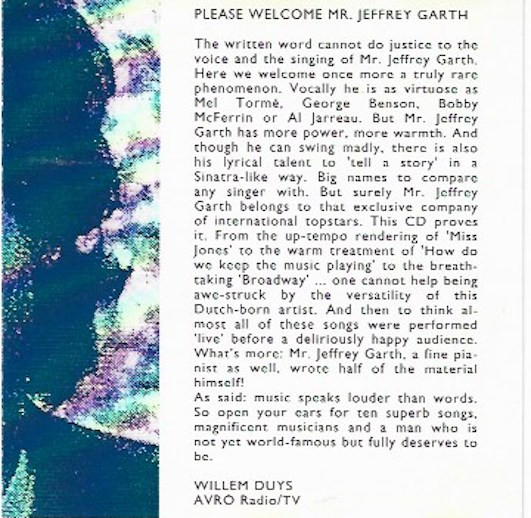 ladda ner album Mr Jeffrey Garth - Please Welcome