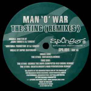 Man 'O' War - The Sting (Remixes) album cover